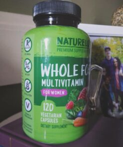 NATURELO Whole Food Multivitamin for Women - with Vitamins, Minerals, & Organic Extracts - Supplement for Energy and Heart Health - Vegan - Non GMO - 120 Capsules 120 Count (Pack of 1) 34 51GV2slCkDL