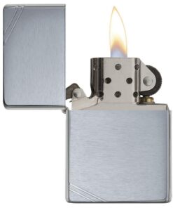 Zippo Vintage Lighters Brushed Chrome Slashes 14 51GVQuIUTL