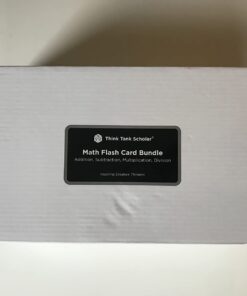 Think Tank Scholar 681 Math Flash Cards & Math Dice (Award Winning) Addition, Subtraction, Multiplication & Division - All Facts & Games - Kids Ages 4+ Kindergarten, 1ST, 2ND, 3RD, 4TH, 5TH, 6TH Grade 2 Dice + Add, Sub, Mult, Div 26 51GZy5NW 8L
