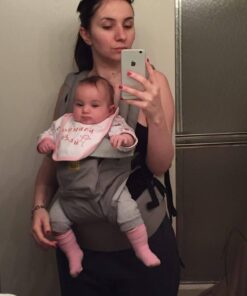 LÍLLÉbaby Complete All Original Ergonomic 6-in-1 Baby Carrier Newborn to Toddler - with Lumbar Support - for Children 7-45 Pounds - 360 Degree Baby Wearing - Inward and Outward Facing - Stone Grey 1 Count (Pack of 1) 40 51GcD2mB4wL