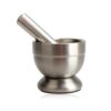 Monkeybrother Kitchen Tools Spice Grinder/garlic Press Machine Mortar and Pestle Stainless Steel Silver 46 51GctJKaOL