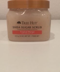 Tree Hut Shea Sugar Scrub Tropical Mango, 18oz, Ultra Hydrating and Exfoliating Scrub for Nourishing Essential Body Care Mango Puree 1.12 Pound (Pack of 1) 46 51GddR56TL