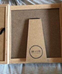 Oak letters Best Friend Picture Frame with Customizable Letter Board | Cute & Meaningful Personalized Picture Frame for Mom, Bff, Besties, Sister, Aunt, Cousin | Memorial picture frame Standard Natural Oak 23 51GeupBhsSL