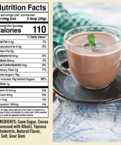 Castle Kitchen Natural Hot Chocolate Mix Variety Pack - Dairy-Free, Vegan Complete Mixes - Just Add Water - Pack of 2 (Classic Caramel Dark Chocolate & Marvelous Mint Dark Chocolate) 14 oz Each Classic Caramel Dark and Marvelous Mint Dark 10 51GkFcRCpvL 1