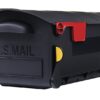 Gibraltar Mailboxes Patriot Large Capacity Rust-Proof Plastic Black, Post-Mount Mailbox, GMB515B01 2 51GnobQUZoL