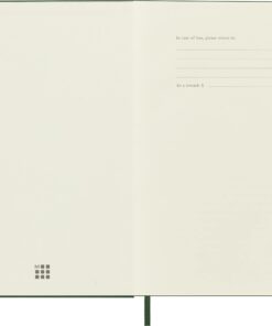 Moleskine Classic Notebook, Hard Cover, Large (5" x 8.25") Ruled/Lined, Myrtle Green, 240 Pages 11 51GqCwBBzQL