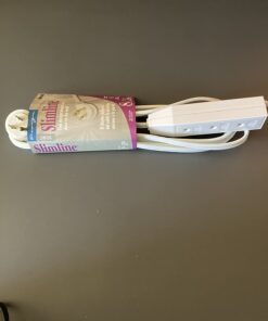 Woods SlimLine 2241 16/3 Flat Plug Indoor Extension Cord 8-Foot 3 Outlets Right Angled Plug Space Saving Design UL Listed 8 Foot (Pack of 1) 42 51H26cOsCFL