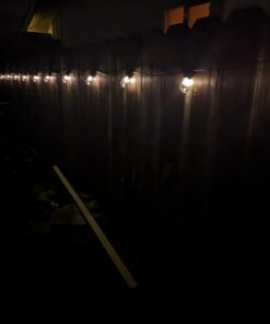 Brightech Ambience Pro Solar Powered Outdoor String Lights, 27 ftCommercial Grade Waterproof Patio Lights, 12 Edison Bulbs, Shatterproof LED Solar Christmas String Lights - 1W LED, Soft White 27 Feet 39 51H3Prb3pJL