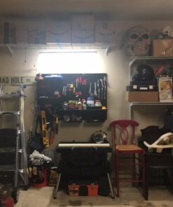 Pegboard Organizer Wall Control 4 ft. Metal Pegboard Standard Tool Storage Kit with Black Toolboard and Black Accessories 50 51H8HikHxnL