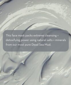 Pure Body Naturals Dead Sea Mud Mask - Face Mask and Body Mud for Acne, Blackheads, and Oily Skin - Facial Self Care for Men and Women - Minimize Pores with Deadsea Mud, Clay, Charcoal - 8.8 Ounce 31 51HA7wNdnIL