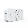Anker Outlet Extender and USB Wall Charger, 6 Outlets and 2 USB Ports, 20W USB C Power Delivery High-Speed Charging iPhone 15/15 Plus/15 Pro/15 Pro Max, Multi-Plug for Dorm, Home, and Office, White 12 51HB0XXdmPL