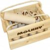 Molkky - Wooden Pin & Skittles Game - Outdoor Fun - For Beach - Park - Picnic - Playground - Classic Family Garden Game from Tactic