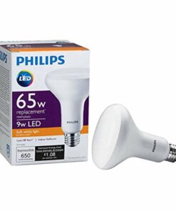 Philips 65W Equivalent LED BR30 Soft Flood Light Bulb with Dimmable Warm Glow, White Soft White with Warm Glow (1 Pack) Standard Packaging 7 51HL9mVzYuL