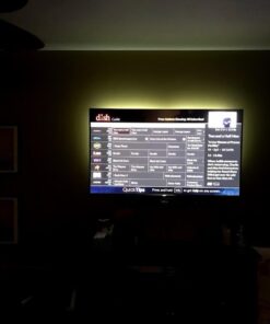 Power Practical LED Lights for TV Backlight - Luminoodle, USB Powered TV LED Light Strip w/ Bias Ambient Lighting for Home Theater - True White - Size (24"-29” TV) Medium (24 in-29 in TV, White) 69 51HNMTdOKL