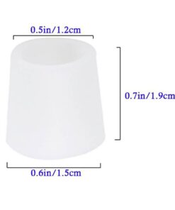 Alternative view of JKcare Pinky Toe Sleeves Gel Corn Cushion Pads 10 Pairs/20 Pack Toe Protectors for Blister, Corn, Nail Issue, Reduce Friction (Toe Sleeves) Small (Pack of 20)