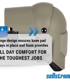 Sellstrom Ultra Flex III KneePro Knee Pads for Construction, Gardening, Flooring - Pro Protection & Comfort for Men & Women (Multiple Colors) Foliage Knee Pad 17 51HVIdGzcrL