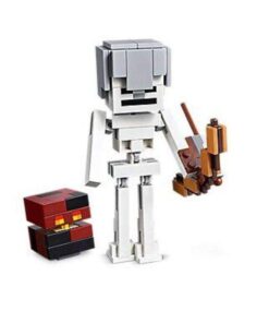 Alternative view of LEGO Minecraft BigFig Skeleton with Magma Cube Building Kit (142 Pieces) (Discontinued by Manufacturer)