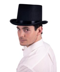 Kangaroo Black Stovepipe Hat - Perfect Ringmaster, Vampire, Abraham Lincoln Costume Hat for Kids, Men, Women 23 51HYA0x84YL