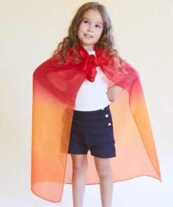 Sarah's Silks Enchanted Playsilk, 100% Silk Scarves for Kids and Toddlers, Sensory Toys | Bright Square Scarves, Montessori Waldorf Toys for Imaginative and Pretend Play - Fire 12 51HZD8YlxoL