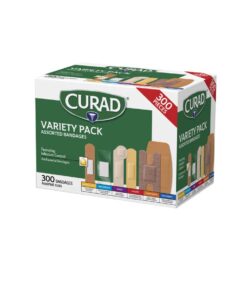 Alternative view of Curad Assorted Bandages Variety Pack 300 Pieces, Including Antibacterial, Heavy Duty, Fabric, and Waterproof Bandages