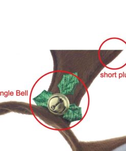 Alternative view of Pagreberya Reindeer Antlers Headband - Fun Party Headwear for Children & Adults - Cosplay and Games Costumes Style 1