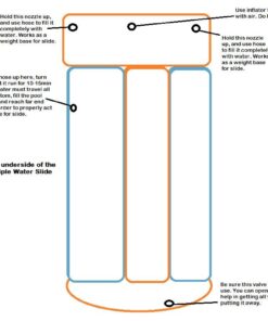 H2OGO! Triple Water Slide w/ Speed Ramp 23 51HfxidPRPL