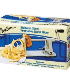 Alternative view of Maxam Kitchen Utensil Stainless Steel Vegetable Spiral Slicer, 10-5/8" x 4-1/2" x 2-7/8", Silver