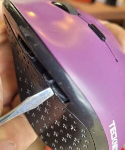 TECKNET Wireless Mouse, 2.4G USB Computer Mouse with 6-Level Adjustable 3200 DPI, 30 Months Battery, Ergonomic Grips, 6 Buttons Portable for PC, Chromebook, Mac - Red 41 51HkcSKCHZL