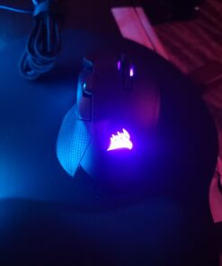 CORSAIR IRONCLAW WIRELESS RGB Rechargeable Gaming Mouse with Slipstream Technology - 18,000 DPI - 3-Zone RGB Multi-Color Backlighting - Black 47 51I0IYAAerL