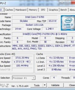 Intel Boxed Core I7-6700 FC-LGA14C 3.40 GHz 8 M Processor Cache 4 LGA 1151 BX80662I76700 Retail Box Version 19 51I5cobGGL