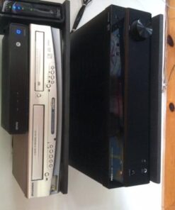 VideoSecu 2 Shelf DVD DVR VCR Wall Mount Bracket Component Shelf for DVD Player DDS Receiver Video Audio Cable Box MDVD04B WP6 28 51I80EpORHL