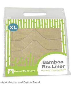 Soft Bamboo and Cotton Bra Liner (Beige, 3-Pack, XL) - No Tags and No Discomfort 15 51I82ZLgqgL