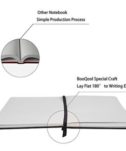 2 Pack Classic Ruled Notebooks/Journals - Premium Thick Paper Faux Leather Writing Notebook, Black, Hard Cover, Large, Lined (5.4 x 8.3) 34 51I8vfHJcL