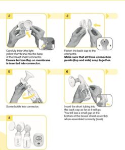 Medela Freestyle Spare Parts Kit, Breast Shield Connectors and Membranes, Extra Breast Pump Parts Designed Exclusively for Freestyle and Made Without BPA 16 51I9LghqTNL