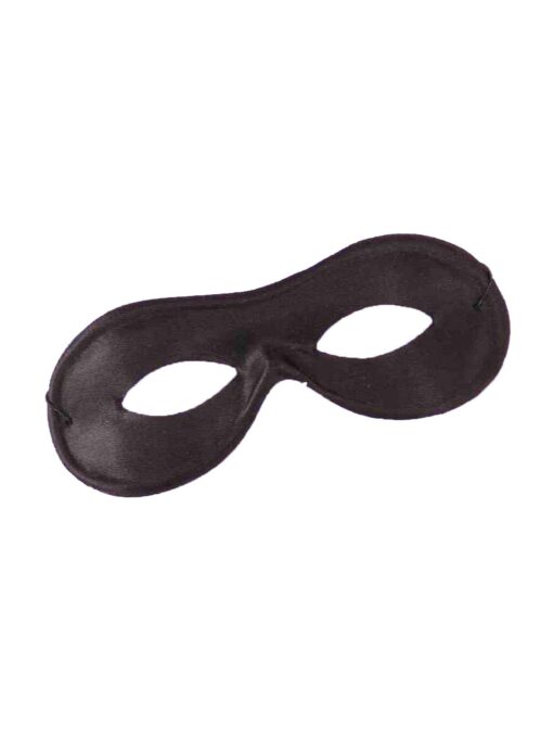 Forum Novelties Mysterious Black Half Mask 6.5" x 2.5"