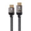 Monoprice Active High Speed HDMI Cable, 4K@60Hz, 18Gbps, HDR, 26AWG, YUV 4:4:4, HDCP 2.2, Braided Jacket, CL3, 30 Feet, Gray - Luxe Series 3 51IF4x19ojL
