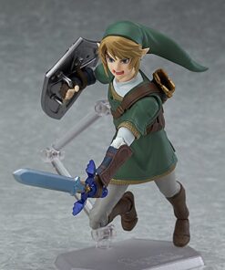 Good Smile The Legend of Zelda Twilight Princess Link (Deluxe Version) Figma Action Figure, 180 months to 1188 months 43 51IGKntWryL