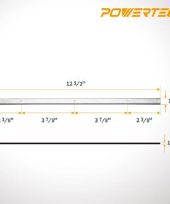 POWERTEC 12-1/2 Inch Planer Blades for Craftsman CMEW320 Planer Knives, Set of 2 (12803-3) 8 51IJuDYPstL