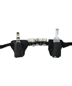 Liquor Holster - Liquor Belt - Shot Holder - Version 2.0 Holds 5 Shot Glasses And 2 Bottles (Black) Black 8 51INBuDscnL