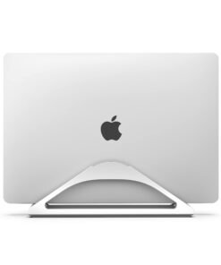 HumanCentric Vertical Laptop Stand for Desks (Silver) | Adjustable Holder to Dock Apple MacBook, MacBook Pro, and Other Laptops to Organize Work & Home Office Silver 28 51ITbYbVD3L 3