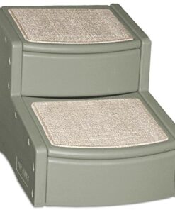Alternative view of Pet Gear Easy Step II Pet Stairs, 2 Step for Cats/Dogs up to 150 Pounds, Portable, Removable Washable Carpet Tread, 2-Step, Tan, 22x16x16 Inch (Pack of 1) (PG9720TN)