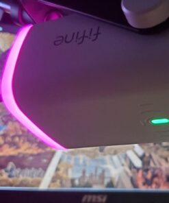 FIFINE Gaming XLR/USB Microphone Kit, Streaming Dynamic Mic Set for PC/PS5, Computer Mic for Vocal Podcast Recording Voiceover, with Headphones Jack, Gain Knob, Arm Stand-AmpliGame AM8T White 42 51Id6r6MdwL