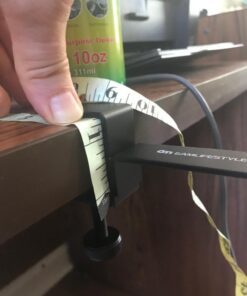 6amLifestyle Headphone Headset Holder Hanger, Universal Metal Gaming Headphones Stand Mount Under Desk Hook Clip with Adjustable Clamp for All Headsets, Black Normal 38 51IfT7lDvOL