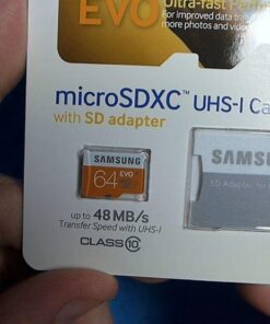 Samsung EVO 64GB 48/MB/s Micro SDXC Memory Card with Adapter up to (MB-MP64DA/AM) 36 51IlpNHNcJL