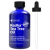 Radha Beauty Tea Tree 120ml - Essential Oil with Natural Premium Melaleuca with Soaps, Shampoo, Body Wash, Aromatherapy and Antifungal Treatment 4 Fl Oz (Pack of 1)