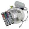 LEDwholesalers 12-Volt 16.4-ft RGB Color-Changing Kit with Controller and IR Remote, Power Supply, and LED Strip in White PCB, 2034RGB-R2+3369+3208 37 51ItEA3pmBL