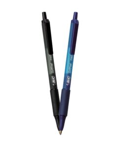 Alternative view of BIC Soft Feel Assorted Colors Retractable Ballpoint Pens, Medium Point (1.0mm), 36-Count Pack, Black and Blue Pens With Soft-Touch Comfort Grip, Perfect Color Pens For Note Taking Black & Blue