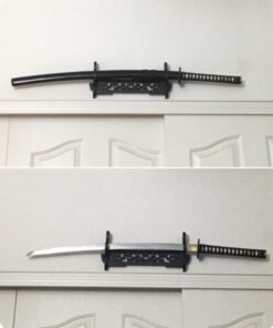 Eforlife Sword Holder Wall Mount Samurai Sword Katana Wakizashi Display Holder Stand Bracket Hanger 1-Tier 13.7 inch Hollow 31 51Izrfa7L