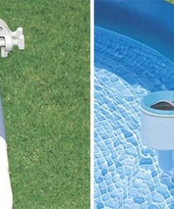 Intex Deluxe Wall-Mounted Swimming Pool Surface Automatic Skimmer | 28000E 1 21 51J1gYCqRGL