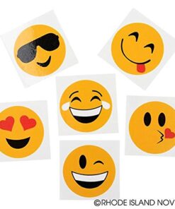 Alternative view of Rhode Island Novelty 2" Emoticon Tattoos